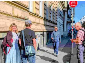 Vi går mod Belvedere